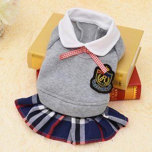 Brand New GIRL's Pet Dog Cat School Uniform Size XL
